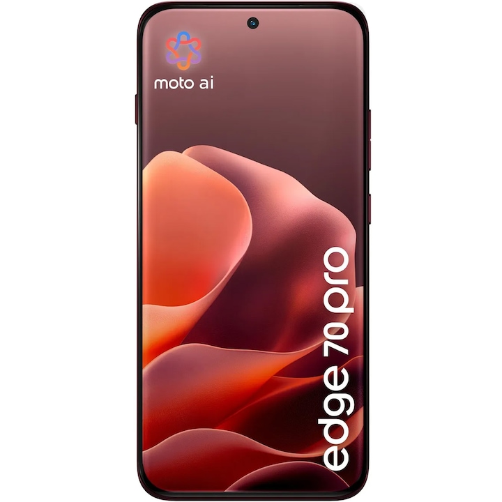 Telefon mobil Motorola Edge 70 Pro, 12GB RAM, 512GB, 5G, Pantone Zinfandel