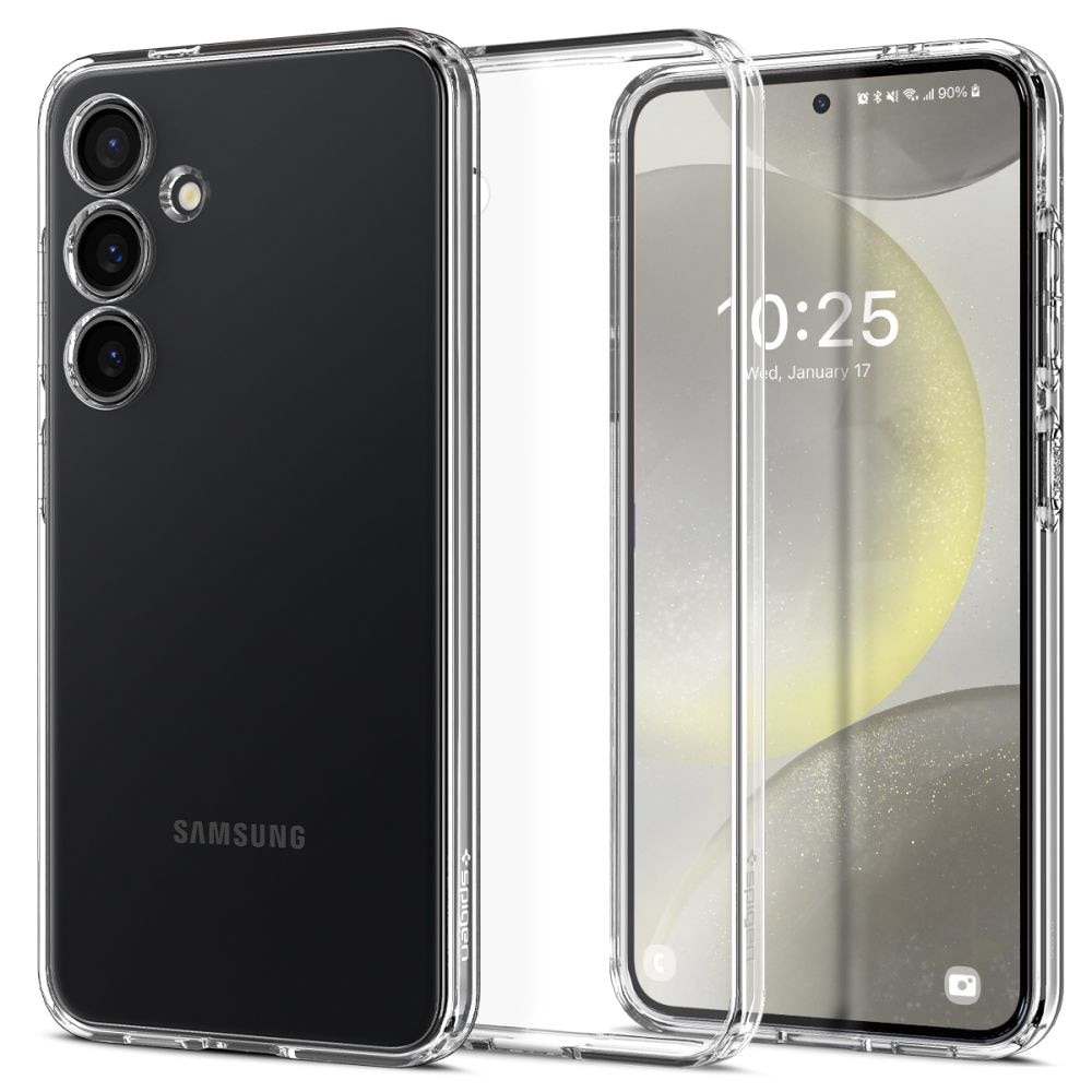 Husa pentru Samsung Galaxy S24+ S926, Spigen, Liquid Crystal, Transparenta