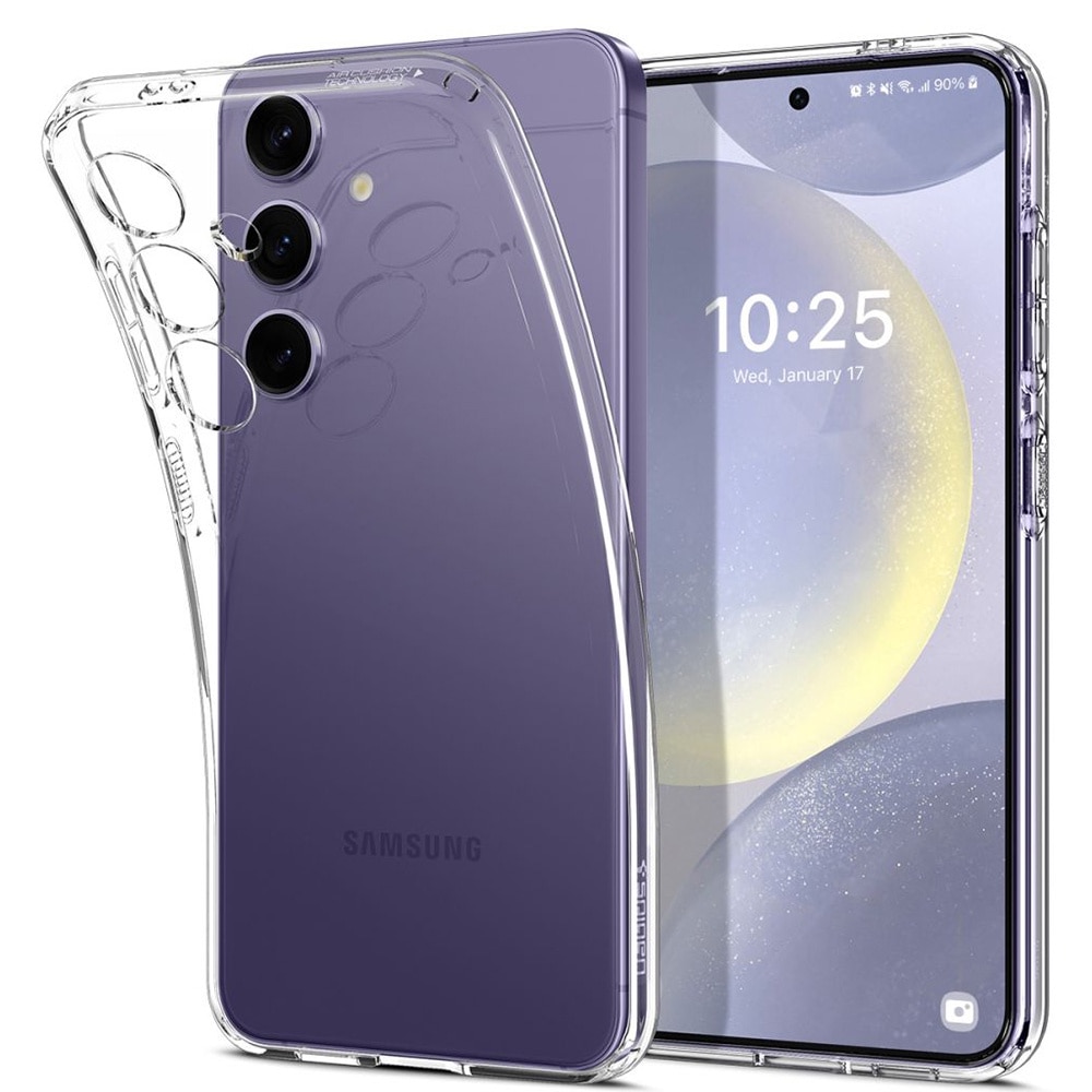 Husa pentru Samsung Galaxy S24+ S926, Spigen, Liquid Crystal, Transparenta