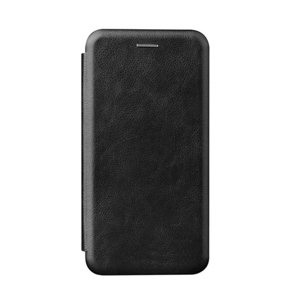 Husa Huawei Nova 5T, tip carte, inchidere magnetica, Elegance, Neagra