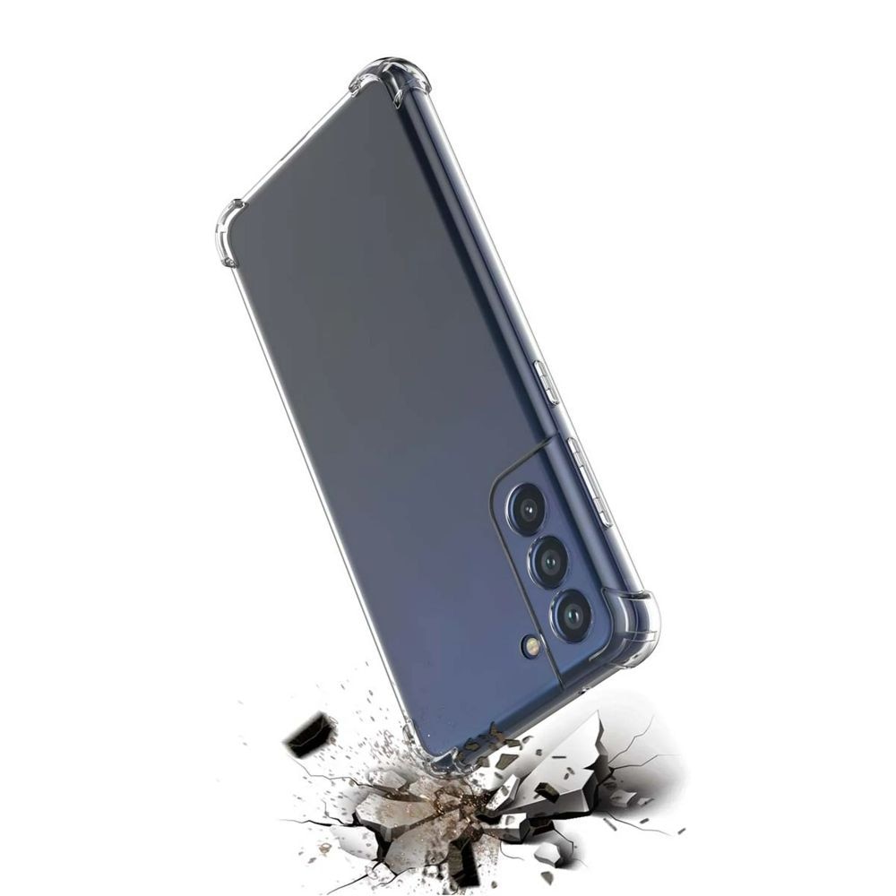 Husa de silicon antisoc pentru Samsung S26 Plus Transparent