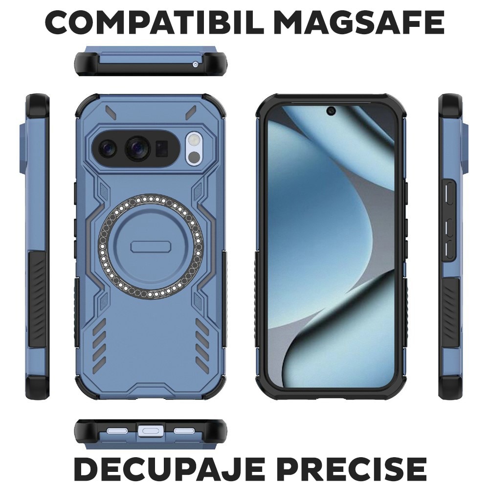 Husa pentru Google Pixel 10 / 10 Pro ArmorMag, Magsafe, Antisoc, Calitate Premium, Protectie Superioara, DaDen, Albastru