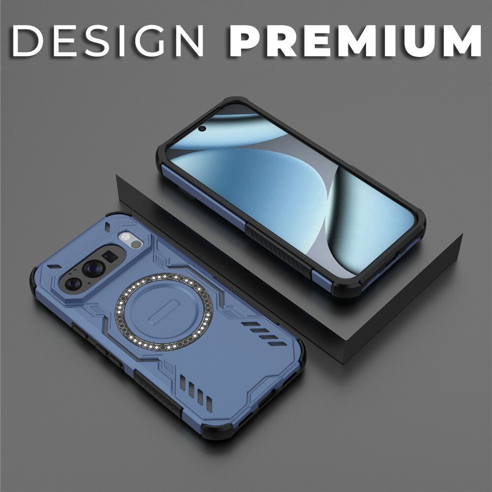 Husa pentru Google Pixel 10 / 10 Pro ArmorMag, Magsafe, Antisoc, Calitate Premium, Protectie Superioara, DaDen, Albastru