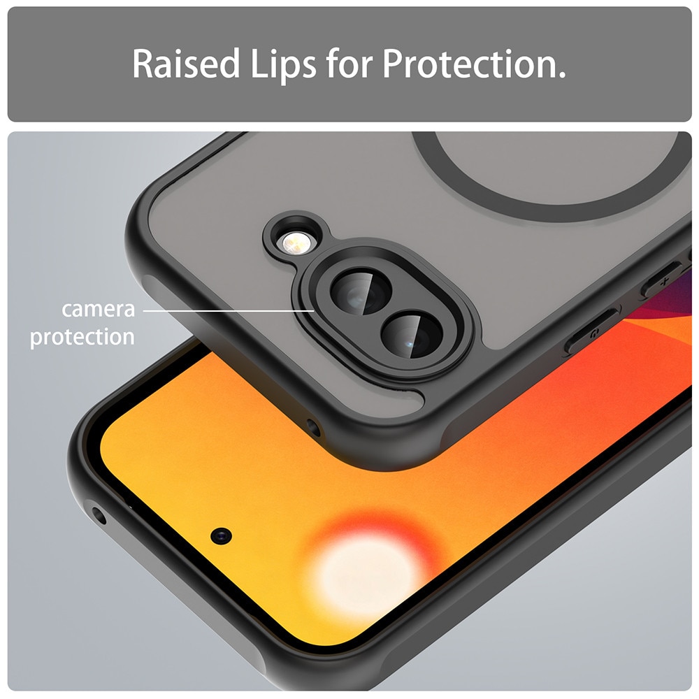 Husă pentru telefon, Techsuit, HaloFrost II, MagSafe, neagră, pentru Google Pixel 10a