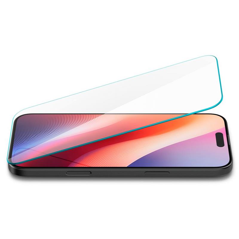 Folie pentru iPhone 16 Pro - Spigen Glas.tR Slim - Clear