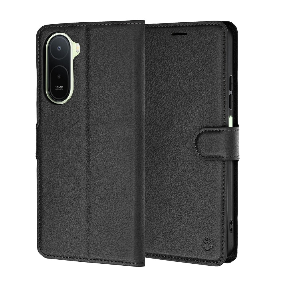 Husa pentru Xiaomi Redmi A7 Pro 4G Tip Carte DaDen®, Leather Folio, Functie de Stand, Calitate Premium, Antisoc, Protectie Sporita, Negru