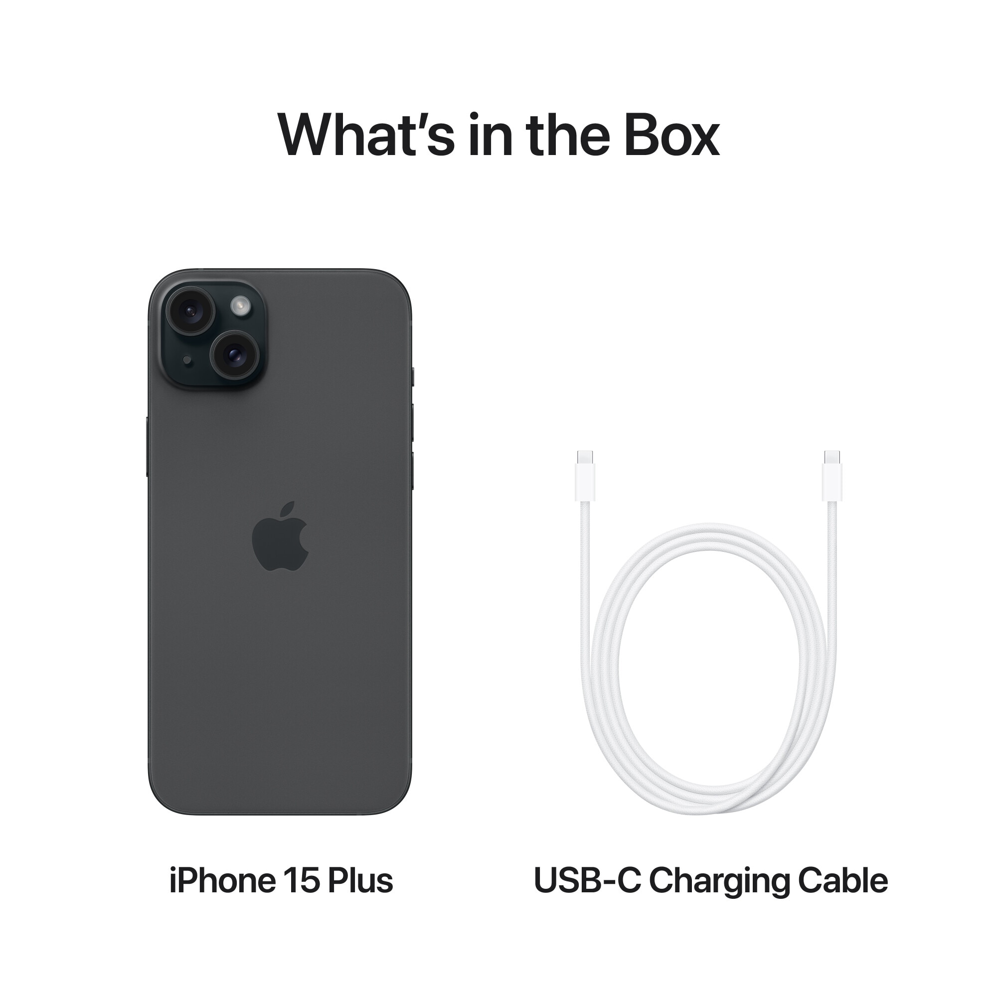RESIGILAT: Telefon mobil Apple iPhone 15 Plus, 128GB, 5G, Black
