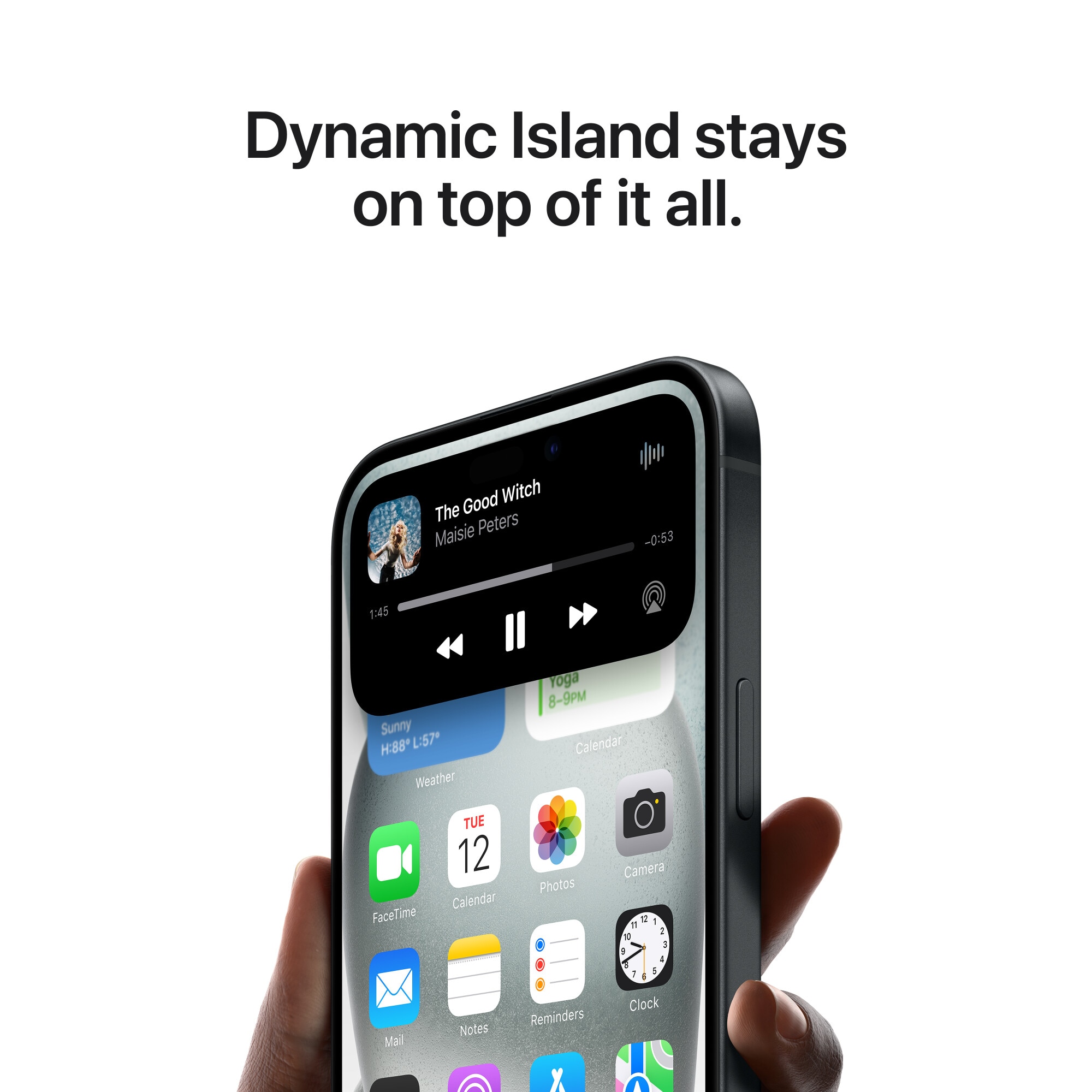 RESIGILAT: Telefon mobil Apple iPhone 15 Plus, 128GB, 5G, Black