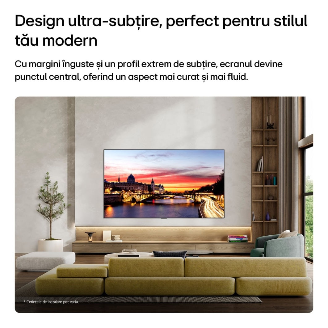Televizor LG OLED Evo 42C62LA, 105 cm, Smart, 4k Ultra HD, 165 Hz, Clasa E (Model 2026)