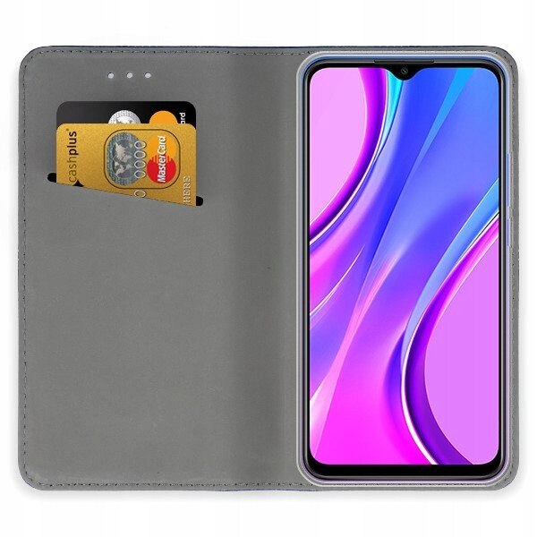 Husa cu clapeta TelForceOne Xiaomi Redmi 9 albastru 360° protectie