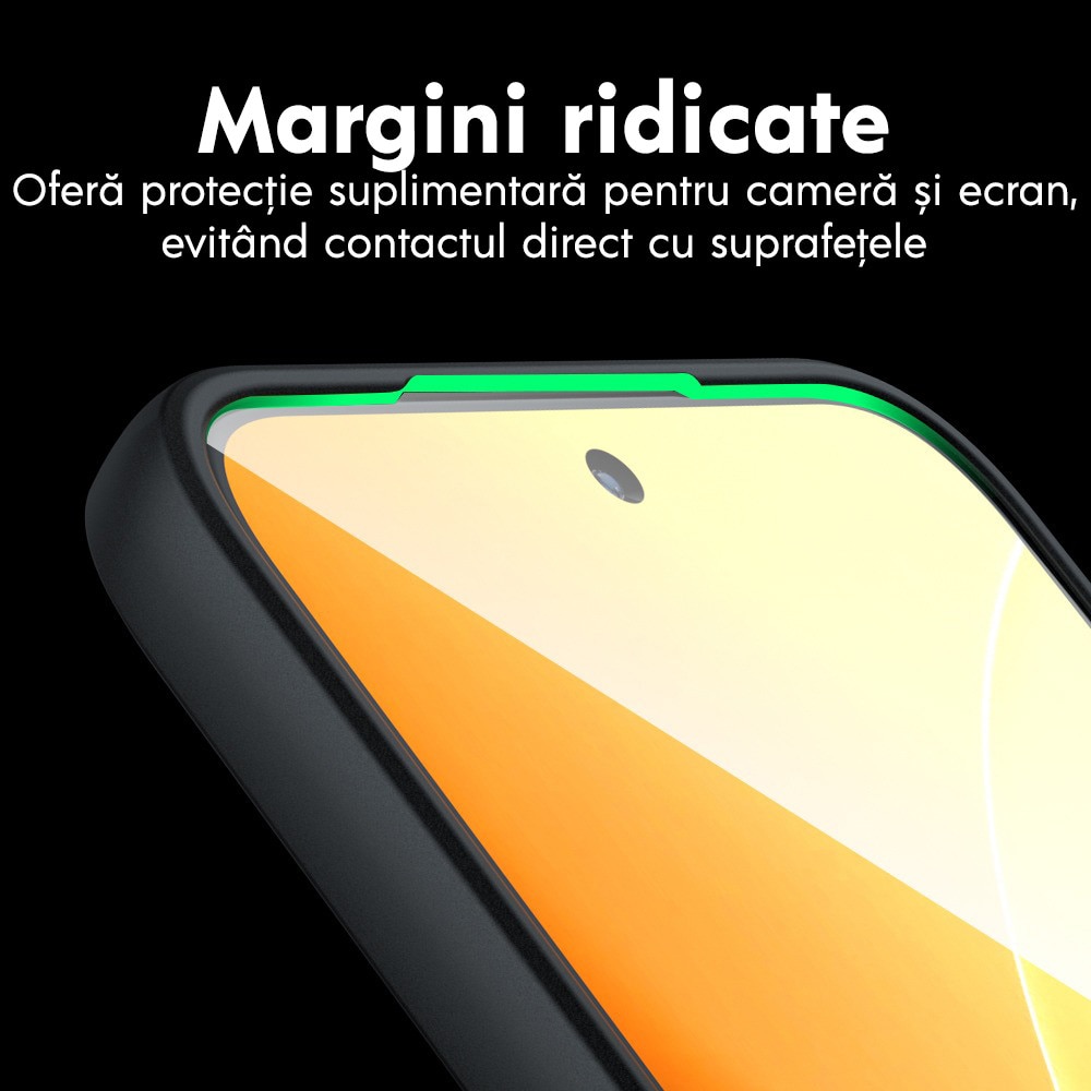 Husa pentru Oppo A6x 4G / A6x 5G / A6k 4G Daden® PureFrost MagSafe, Incarcare wireless, Protectie sporita, Anti-amprenta, Negru fumuriu