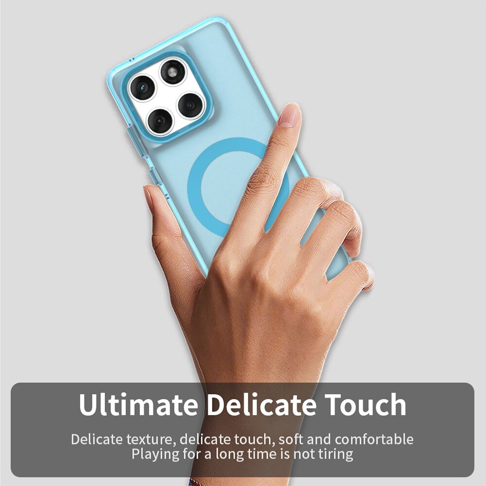 Husa premium pentru Motorola Edge 60 Fusion / Edge 60 VivaShell Fusion compatibila MagSafe, Anti-Shock - Protectie Avansata Display & Camera - Design Slim si Elegant - albastru