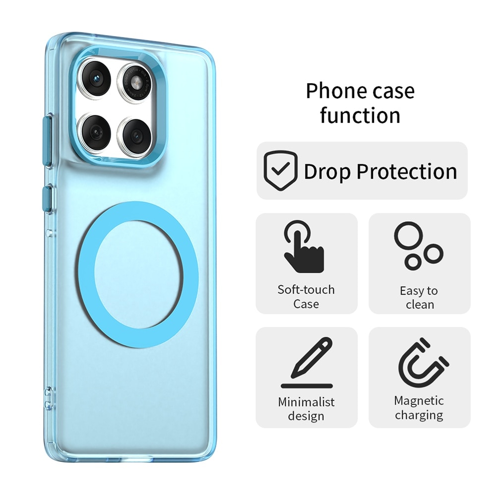 Husa premium pentru Motorola Edge 60 Fusion / Edge 60 VivaShell Fusion compatibila MagSafe, Anti-Shock - Protectie Avansata Display & Camera - Design Slim si Elegant - albastru