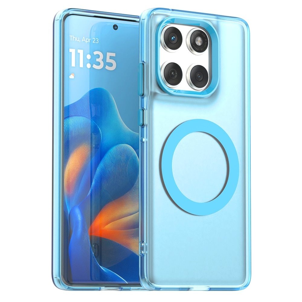 Husa premium pentru Motorola Edge 60 Fusion / Edge 60 VivaShell Fusion compatibila MagSafe, Anti-Shock - Protectie Avansata Display & Camera - Design Slim si Elegant - albastru