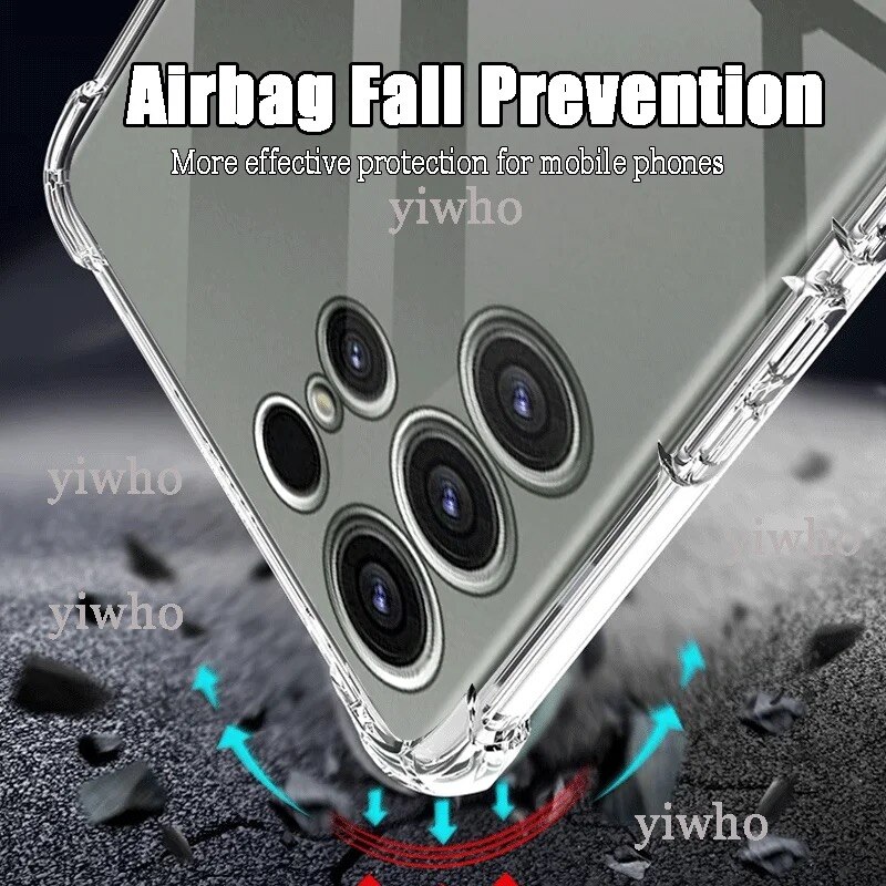 Husa compatibila cu Samsung Galaxy S24 Ultra, Slim, Antisock, Protectie Camera, Joyshell, Transparenta