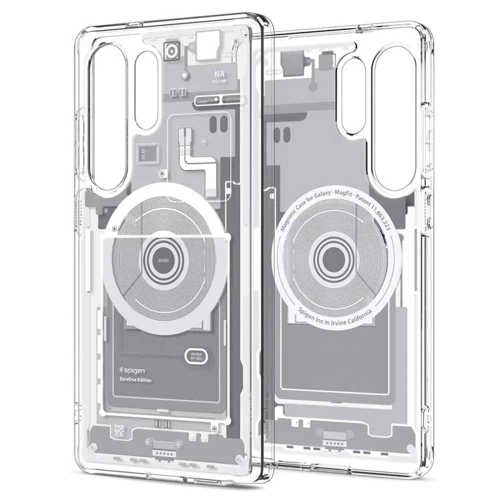 Husa Spigen Ultra Hybrid Magsafe, hibrida, alba, pentru Samsung Galaxy S25 Ultra