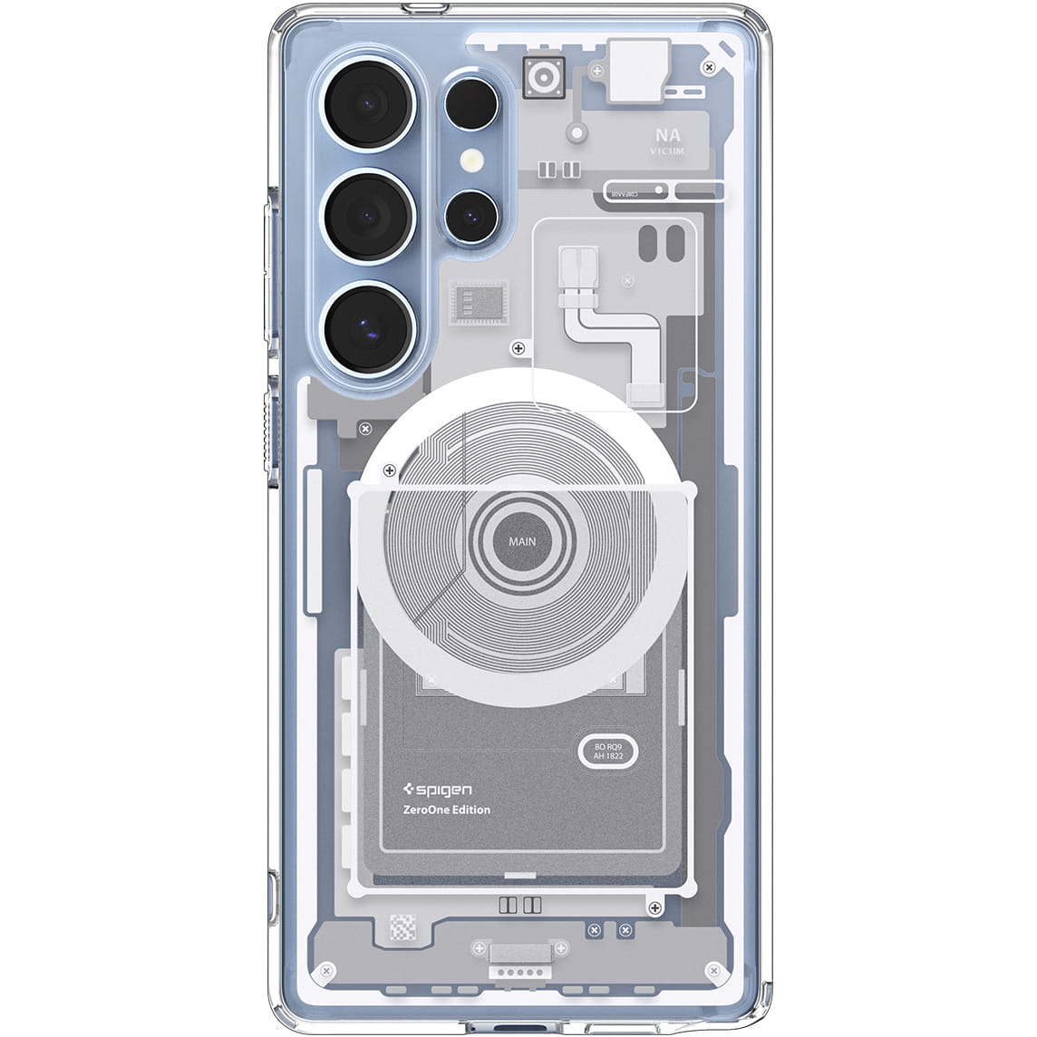 Husa Spigen Ultra Hybrid Magsafe, hibrida, alba, pentru Samsung Galaxy S25 Ultra