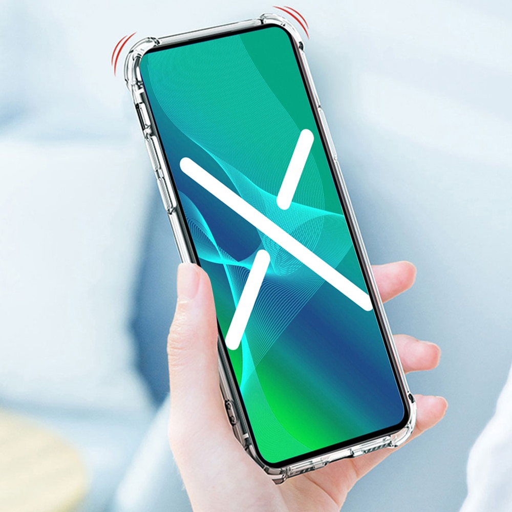 Husa compatibila cu Oppo Reno 7 5G, Secure Comando, Anti soc, Anti alunecare, Anti ingalbenire, Flexibila, Transparenta