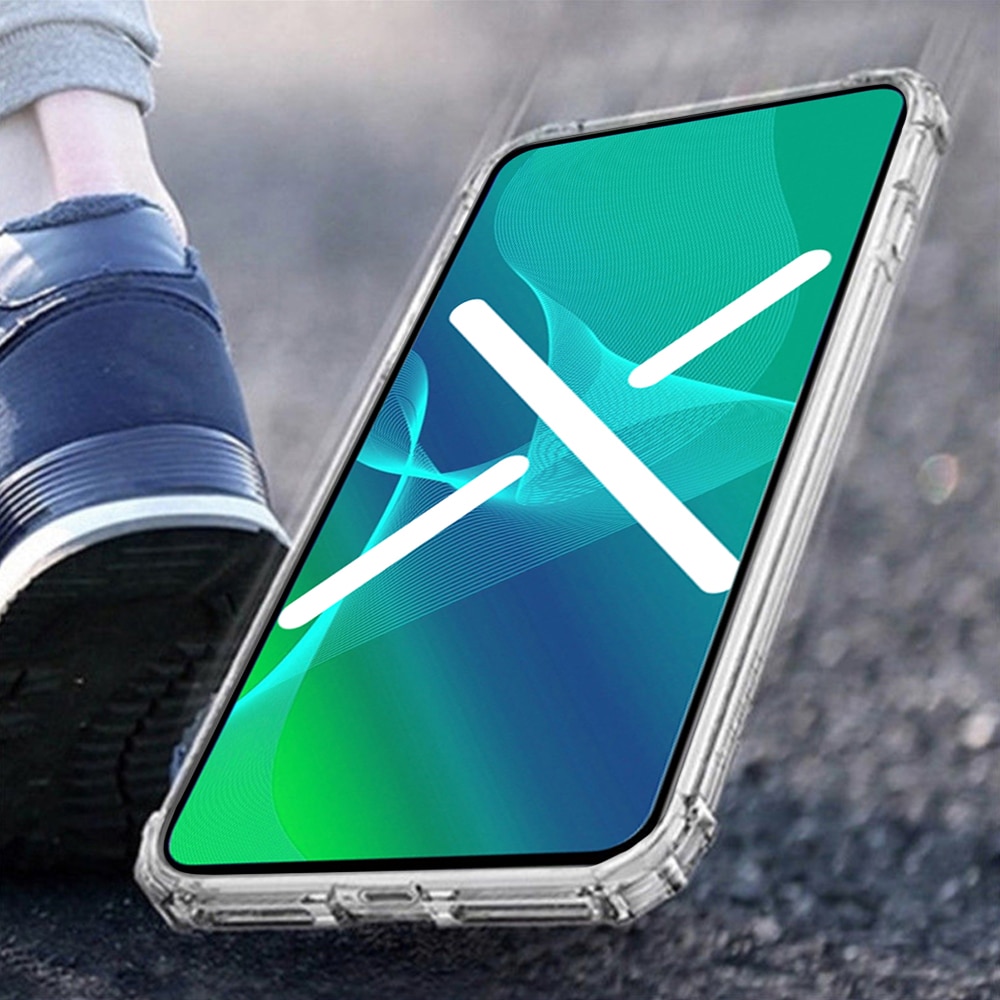 Husa compatibila cu Oppo Reno 7 5G, Secure Comando, Anti soc, Anti alunecare, Anti ingalbenire, Flexibila, Transparenta