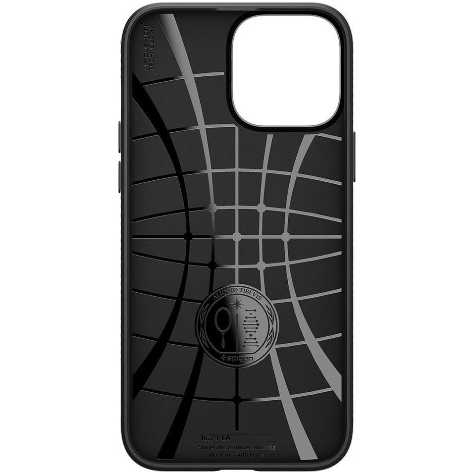 Husa de protectie Spigen Liquid Air pentru iPhone 13 Pro Max, Matte Black