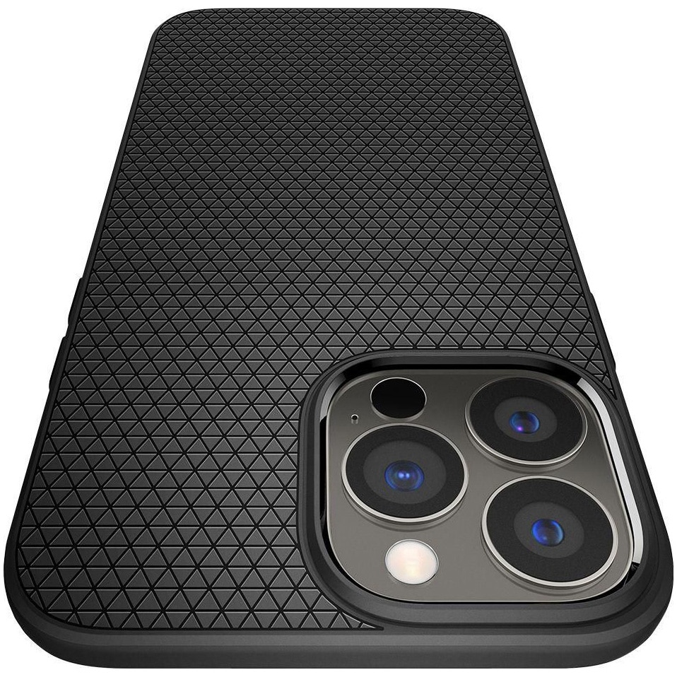Husa de protectie Spigen Liquid Air pentru iPhone 13 Pro Max, Matte Black