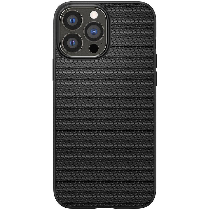 Husa de protectie Spigen Liquid Air pentru iPhone 13 Pro Max, Matte Black