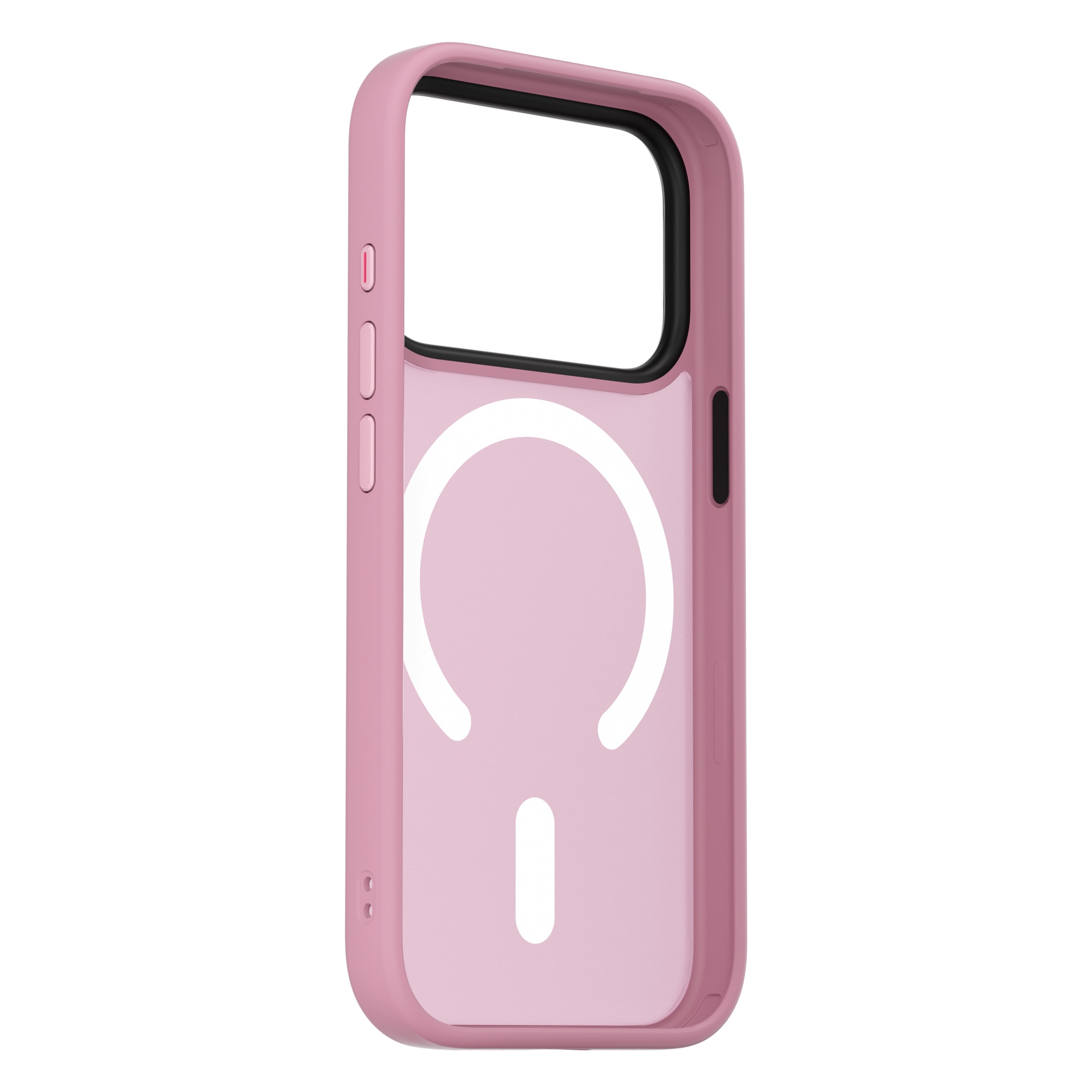 Husa de protectie NOA Mist Shield, compatibila Magsafe, pentru Iphone 17 Pro, Roz