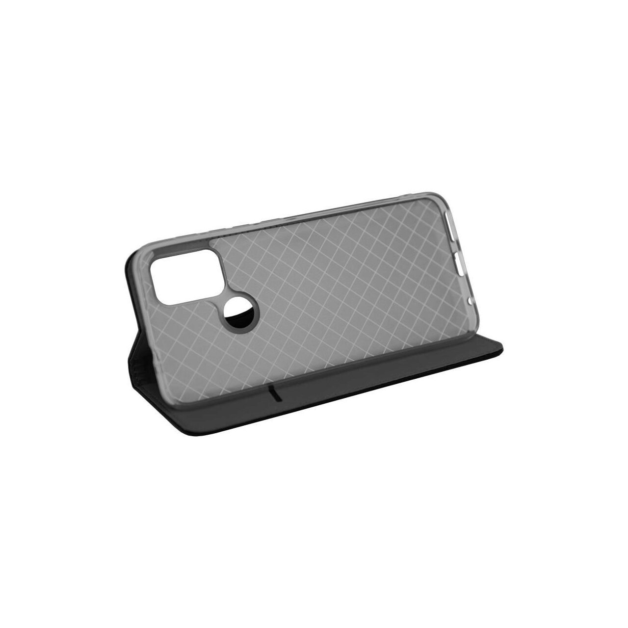 Husa Carte Smart cu Inchidere Magnetica pentru Motorola Moto G10 / Moto G30, Negru
