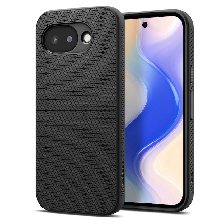 Carcasa Spigen Liquid Air compatibila cu Google Pixel 10a, Negru