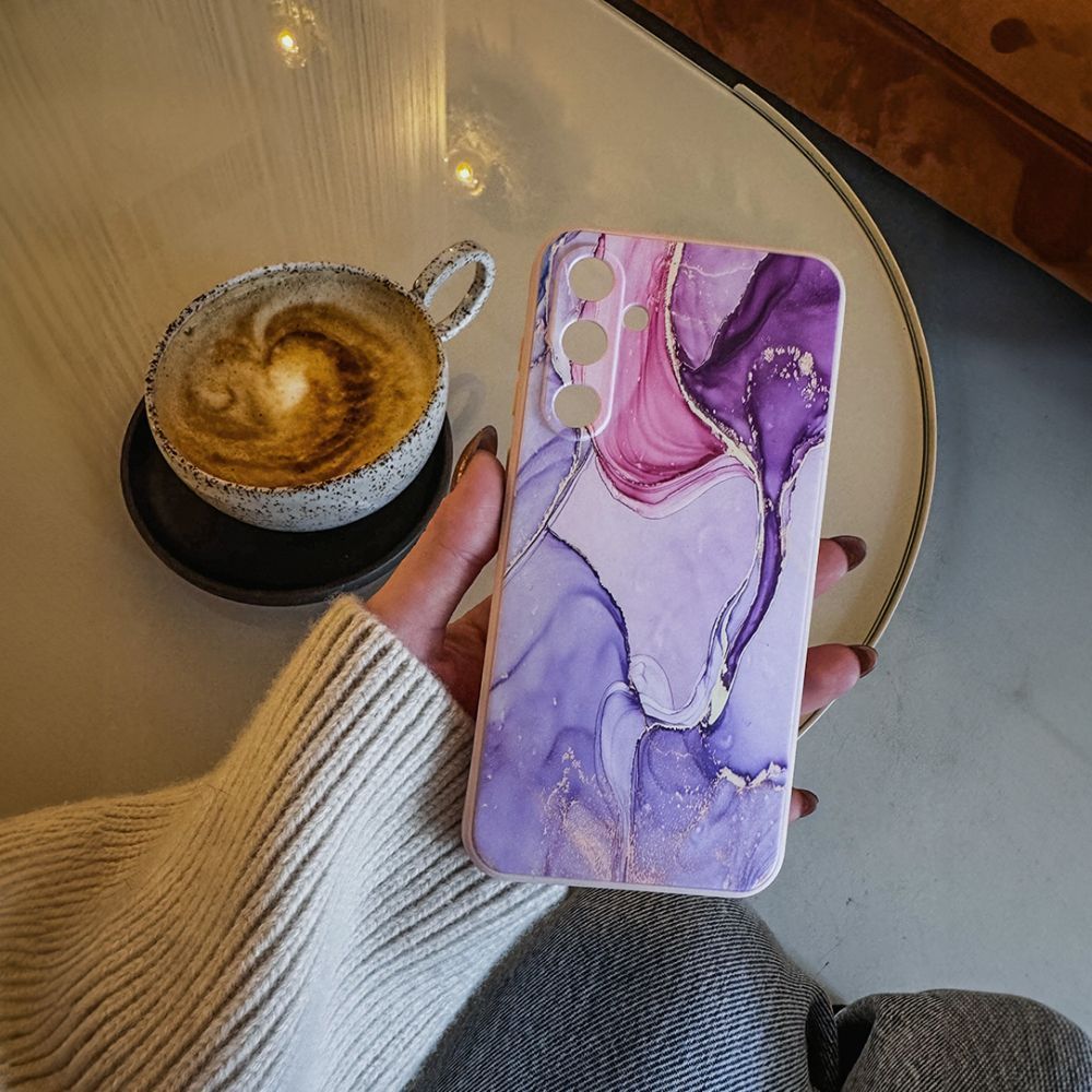 Carcasa Tech-Protect Icon compatibila cu Xiaomi Redmi Note 15 Pro 5G, Marble