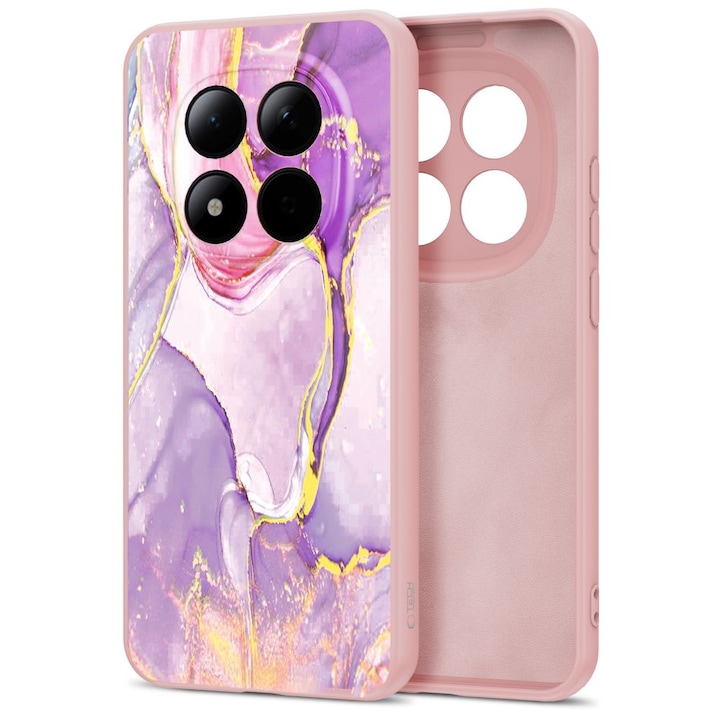 Carcasa Tech-Protect Icon compatibila cu Xiaomi Redmi Note 15 Pro 5G, Marble