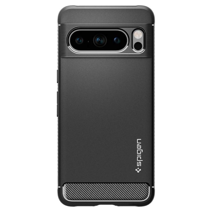 Carcasa Spigen Rugged Armor compatibila cu Google Pixel 8 Pro Matte Black