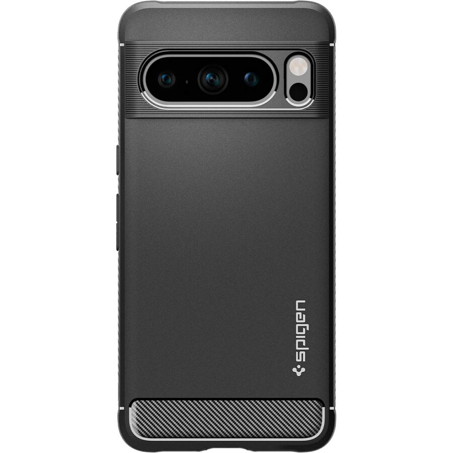 Carcasa Spigen Rugged Armor compatibila cu Google Pixel 8 Pro Matte Black