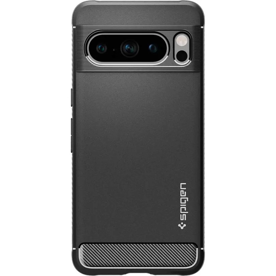 Carcasa Spigen Rugged Armor compatibila cu Google Pixel 8 Pro Matte Black