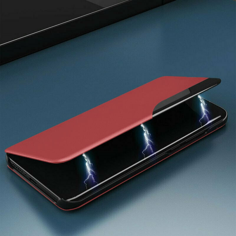 Husa compatibila cu Xiaomi Crazy Redmi 9T/Crazy Redmi 9 Power/Poco M3, Drop Protection, T130, Piele ecologica, Crazy Red