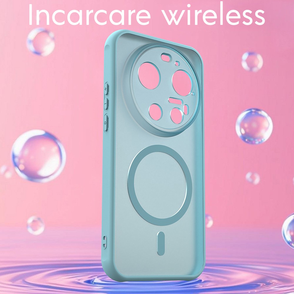 Husa pentru Xiaomi 17 Ultra Daden® HaloFrost, MagSafe, Antisoc, Calitate Premium, Verde menta