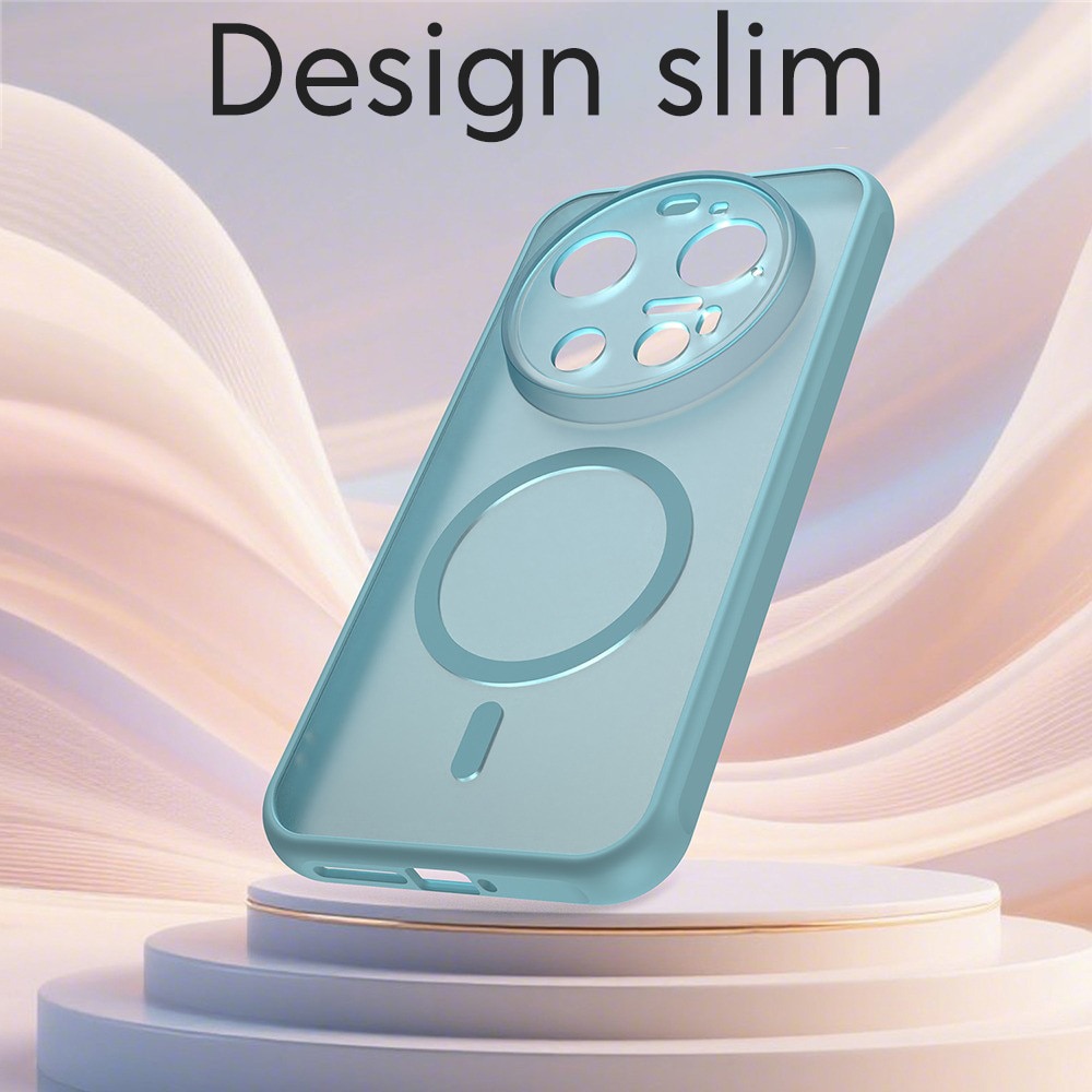 Husa pentru Xiaomi 17 Ultra Daden® HaloFrost, MagSafe, Antisoc, Calitate Premium, Verde menta