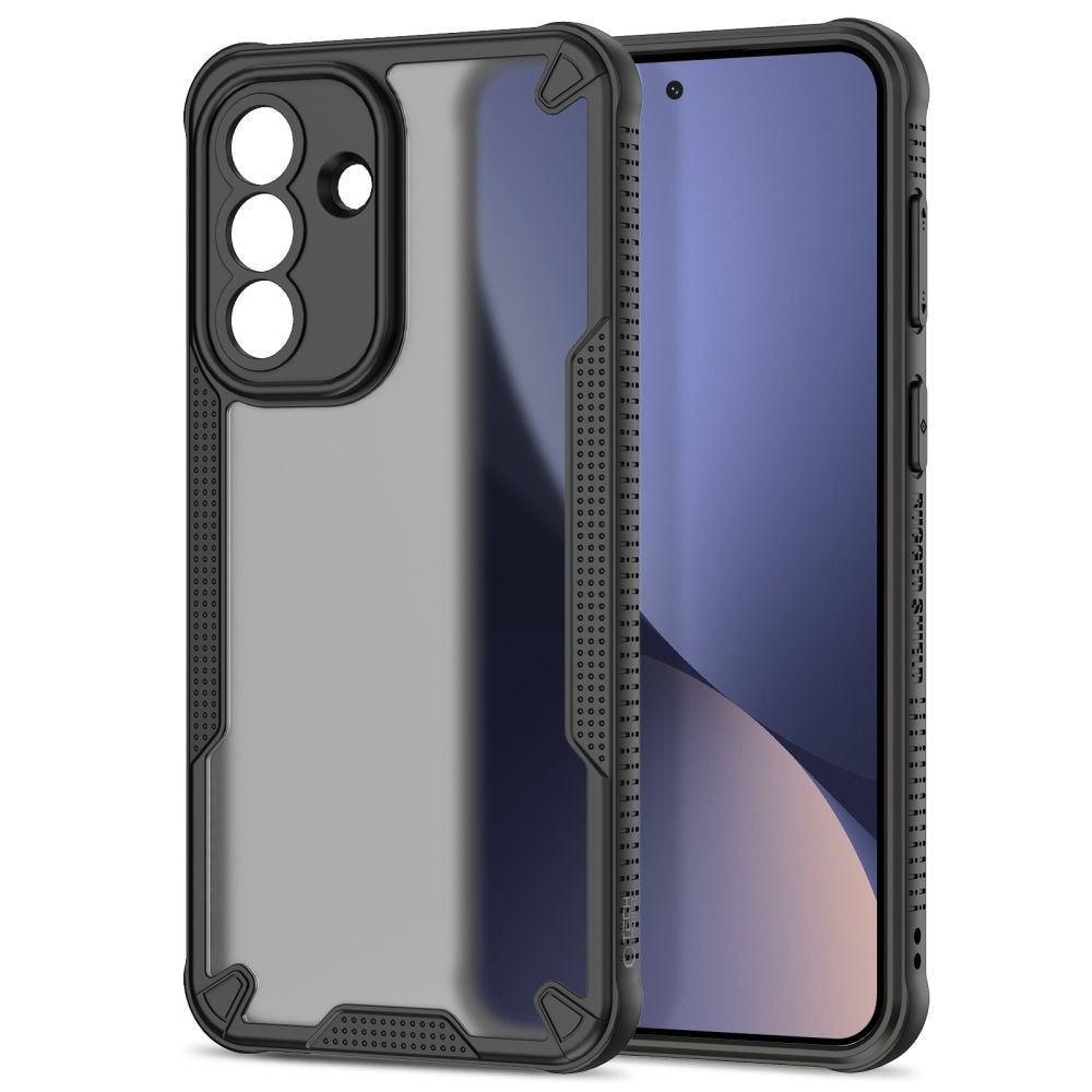Carcasa Tech-Protect Rugged Shield compatibila cu Samsung Galaxy A37, Negru / Transparent