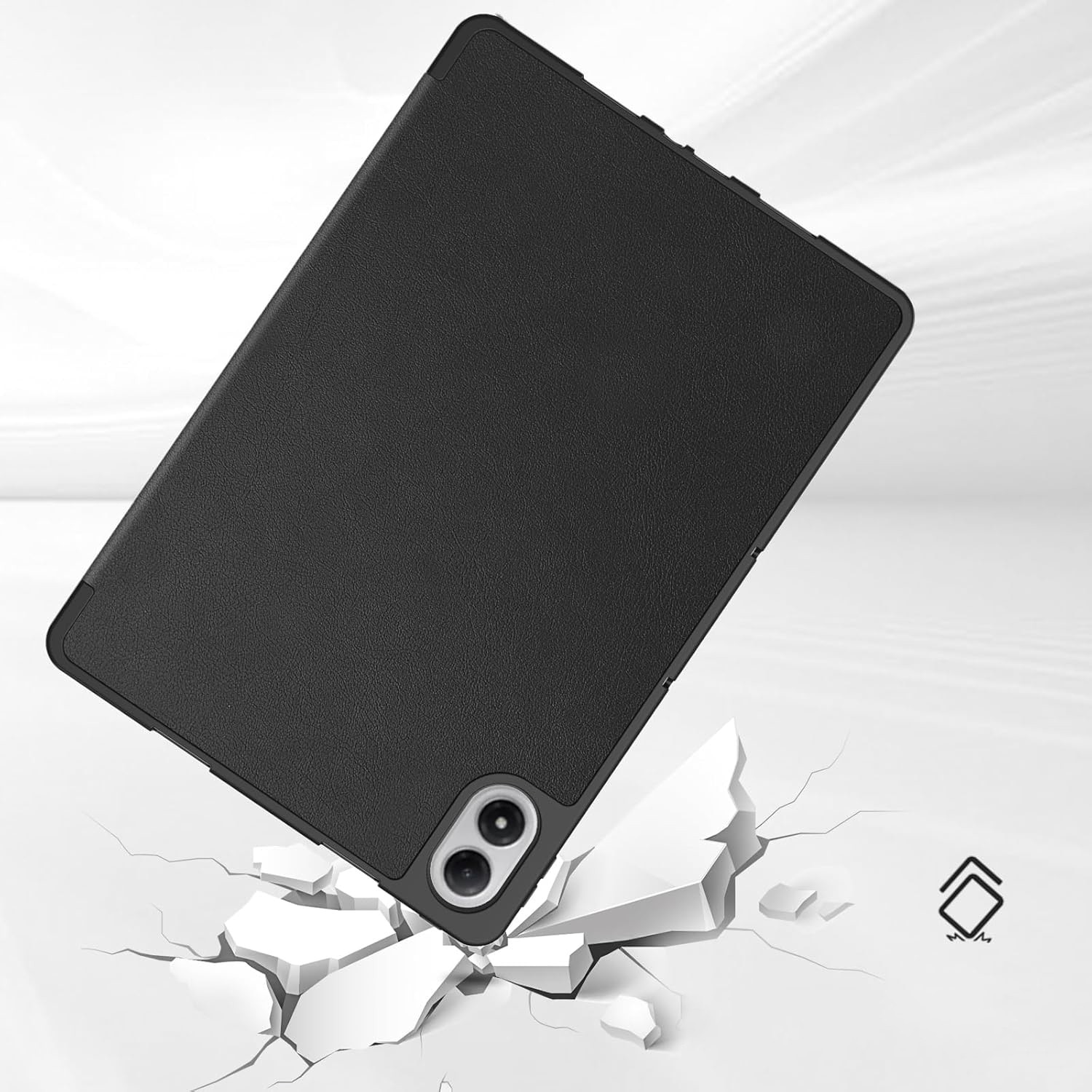 Husa pentru tableta, Supero, compatibila Xiaomi Redmi Pad 2 11" 2025, carcasa cu clapeta magnetica, spate dur rezistent la zgarieturi, suport pentru stylus incorporat, functie stand reglabila 3 pozitii, auto wake/sleep, finisaj elegant, negru