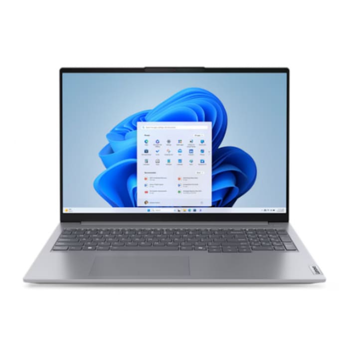 Laptop Lenovo Thinkbook 16 G8 IRL cu procesor Intel® Core™ 5 210H pana la 4.8GHz, 16" WUXGA, IPS, 16GB DDR5 RAM, 512GB SSD, Intel® Graphics, Windows 11 Pro