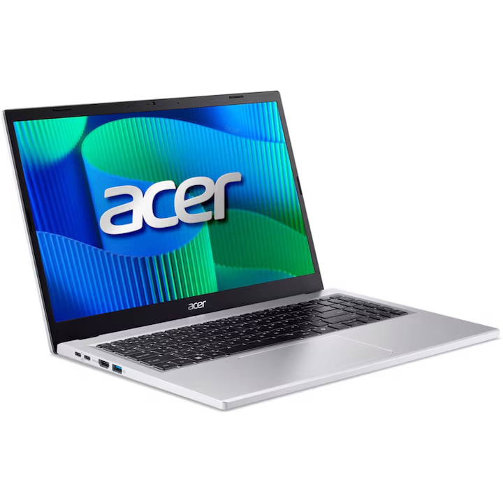 Laptop Acer Extensa 15 EX215-57-51XH cu procesor Intel® Core™ i5-13420H pana la 4.6 GHz, 15.6", Full HD, IPS, 16 GB DDR5 RAM, 512 GB SSD, Intel® UHD Graphics, Windows 11 Pro, Pure Silver