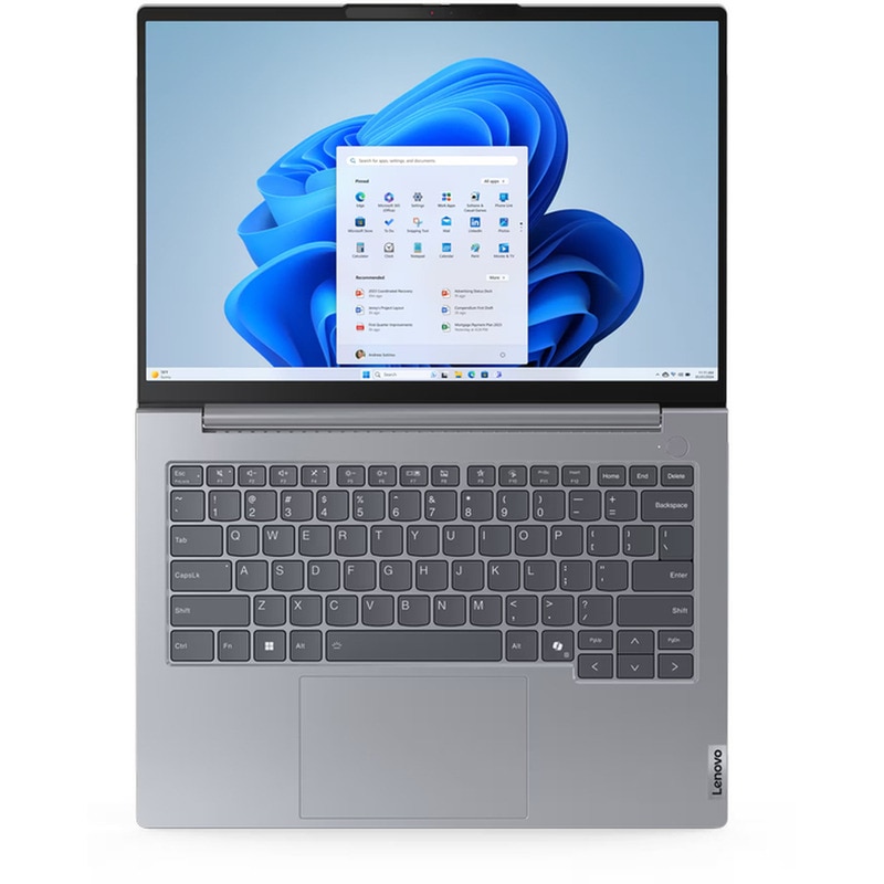 Laptop Lenovo ThinkBook 14 G8, 14" WUXGA, Intel® Core™ Ultra 5 225U pana la 4.8 GHz, 12 nuclee, 16 GB DDR5, 256 GB SSD, Intel Graphics, NO os, Grey