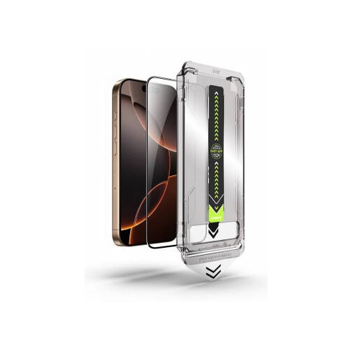 Folie de Protectie Techsuit Ecran TitanGlass pentru Apple iPhone 17 Pro Max Sticla Securizata Full Glue