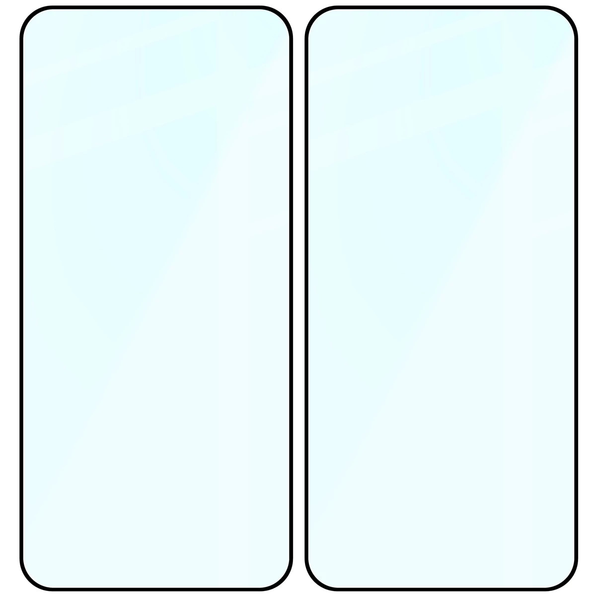 Set 2 folii sticla securizata Bizon Glass Edge Duo compatibile cu Xiaomi 17T Pro, Negru