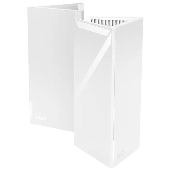 Sistem Wi-Fi Mesh MSI Roamii BE Lite MRBE50, 2 module, 2.4GHz / 5GHz, 688+4323 Mbps, 4 Antene interne, Web UI (Alb)
