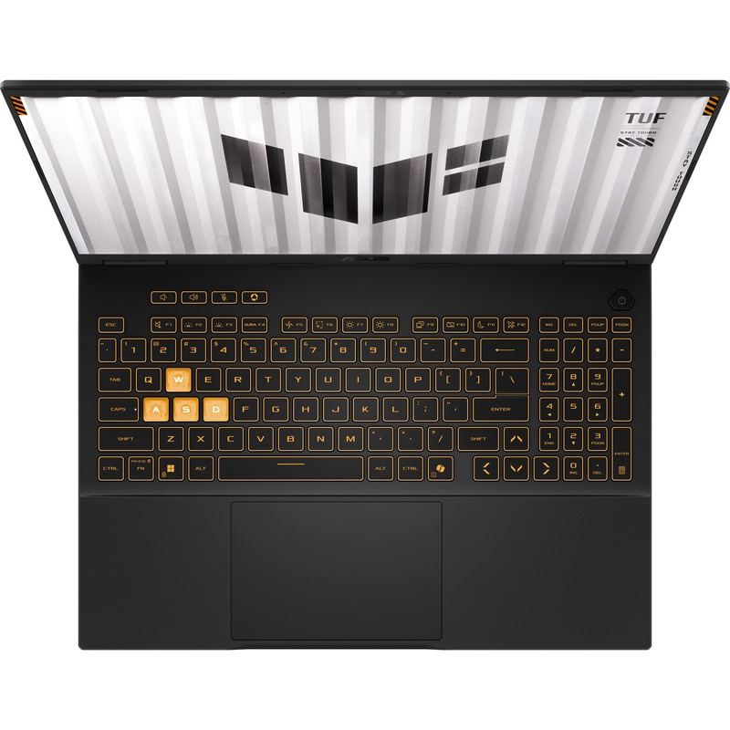 Laptop Gaming ASUS TUF F16 FX608JPR Procesor Intel® Core™ i5-14450HX 20M Cache, up to 4.80 GHz, 16" FHD+ 165Hz, 16GB DDR5, 1TB SSD, NVIDIA GeForce RTX 5070 @8GB, Negru/Gri