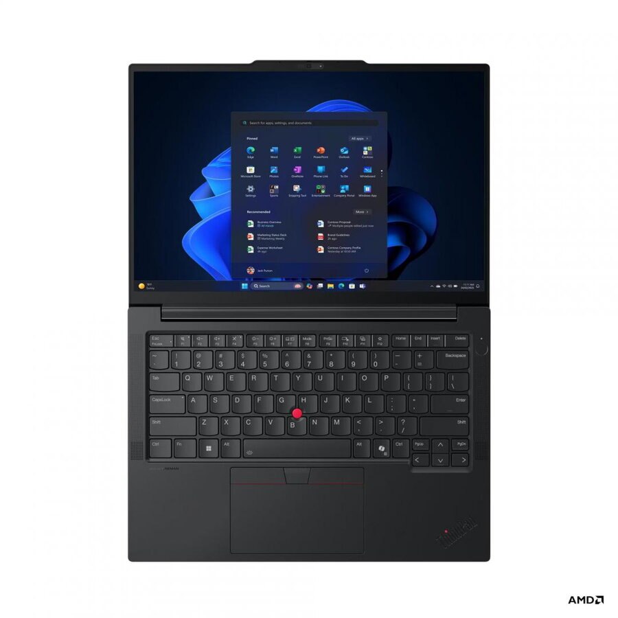 Laptop Lenovo ThinkPad E14 G7 WUXGA 14 inch AMD Ryzen 7 250 16GB 512GB SSD Free Dos Black