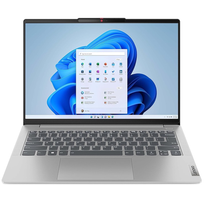 Laptop Lenovo IdeaPad Slim 5 14IRH10 cu procesor Intel Core i5-13420H, 14'', WUXGA, IPS, 16GB RAM, 1TB SSD, Windows 11 Pro, Aluminiu, Luna Grey