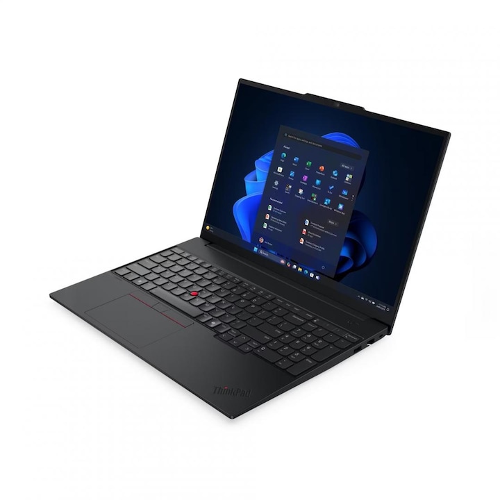 Laptop Lenovo ThinkPad E16 G3 WUXGA 16 inch Intel Core 7 240H 32GB 1TB SSD Free Dos Black