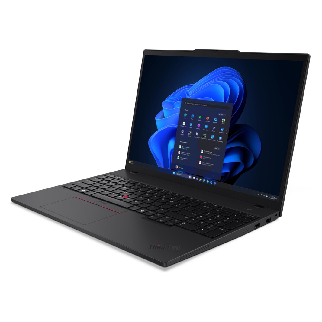 Laptop Lenovo ThinkPad T16 G4 WUXGA 16 inch Intel Core Ultra 7 255U 16GB 512GB SSD Windows 11 Pro Black